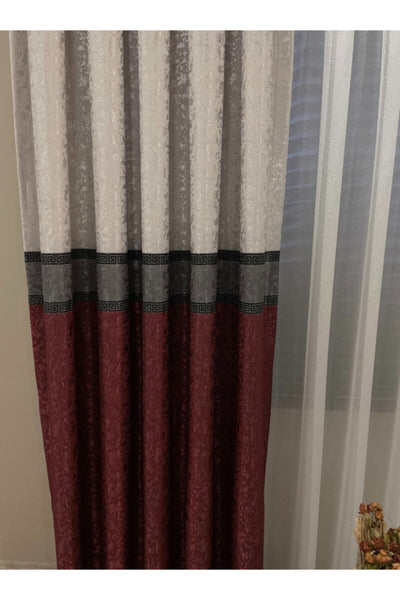 Liva Model 1/2.50 Pleated Blackout Curtain