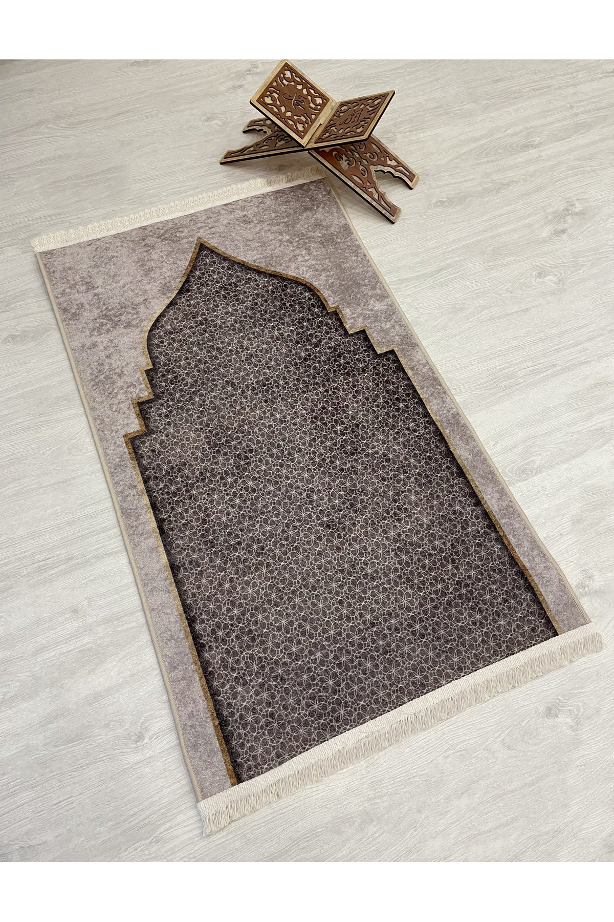Fringed Prayer Rug (Latex Base) 75x125 Size
