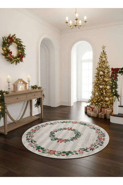 Stone Color - New Year Concept Holiday Kitchen Entryway Rug