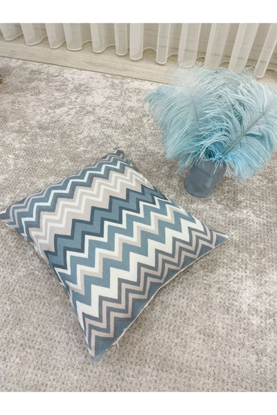 Zigzag Pattern Colorful Cushion Cover 45x45