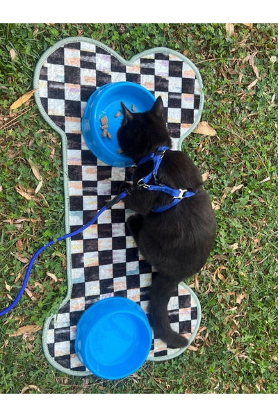 Pet Food Mat - (70 x 36) Green