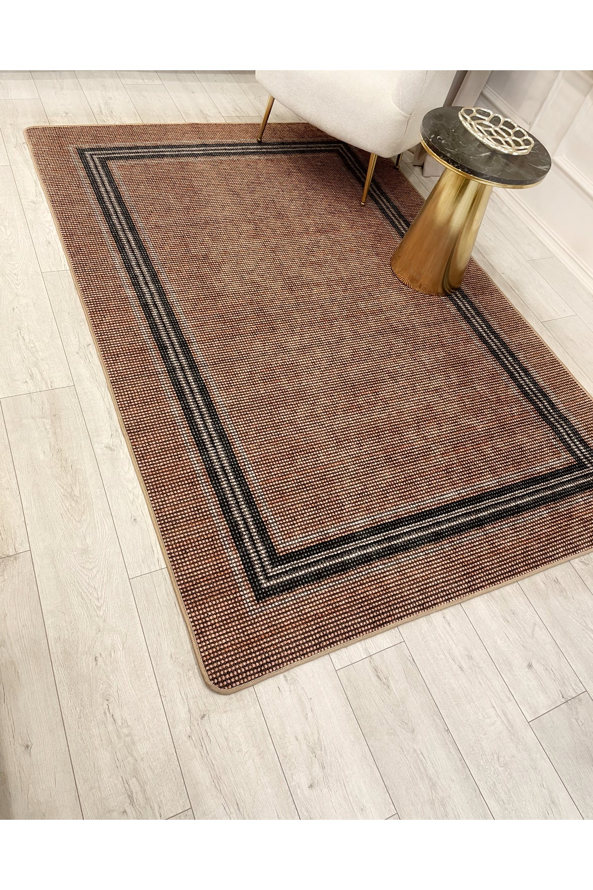 Sisal Wicker-Look Latex Base Runner Hallway Rug