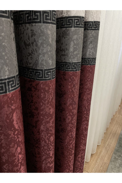 Liva Model 1/2.50 Pleated Blackout Curtain