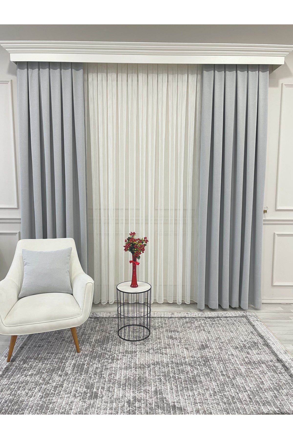 CAMEL Color 1/3 DENSE PLEAT Honeycomb Weave Soft Panama Blackout Curtain