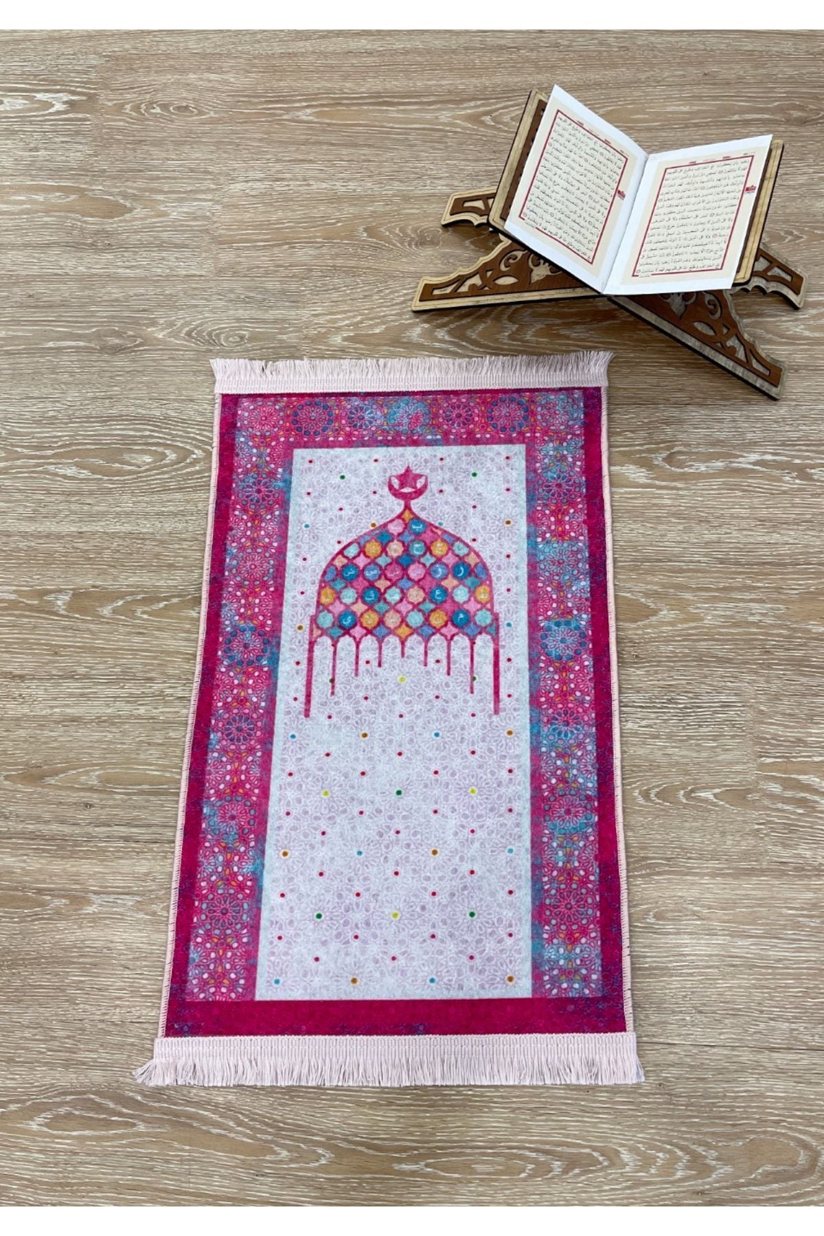 Children's Prayer Rug Blue