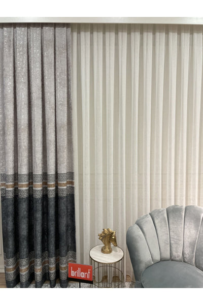 Liva Select Model 1/2.50 Pleated Blackout Curtain