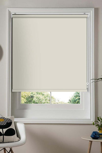 Cream Blackout Roller Shade High Quality 100% Light Blocking