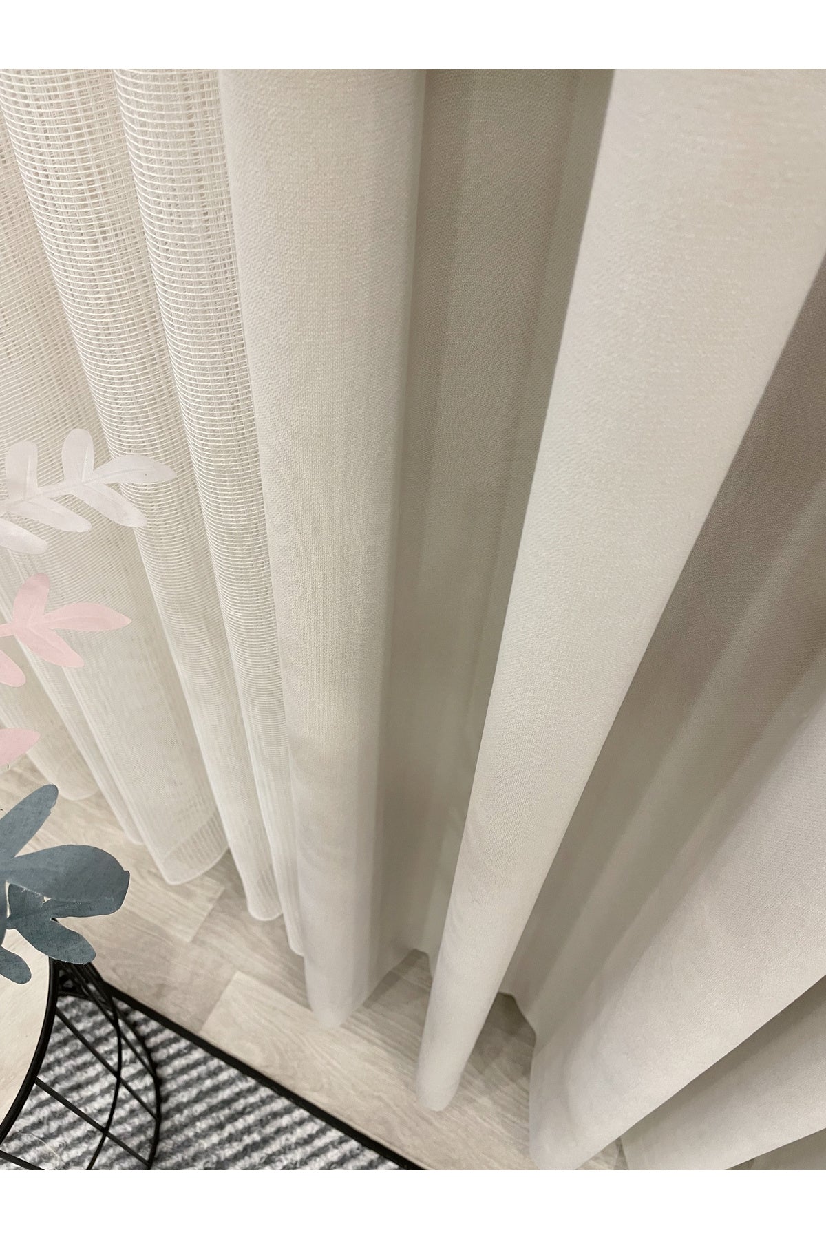 CAMEL Color 1/3 DENSE PLEAT Honeycomb Weave Soft Panama Blackout Curtain