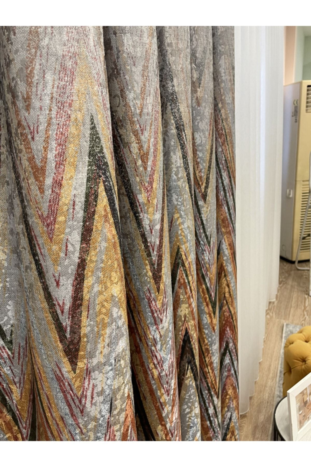 Liva Model 1/2.50 Pleated Blackout Curtain