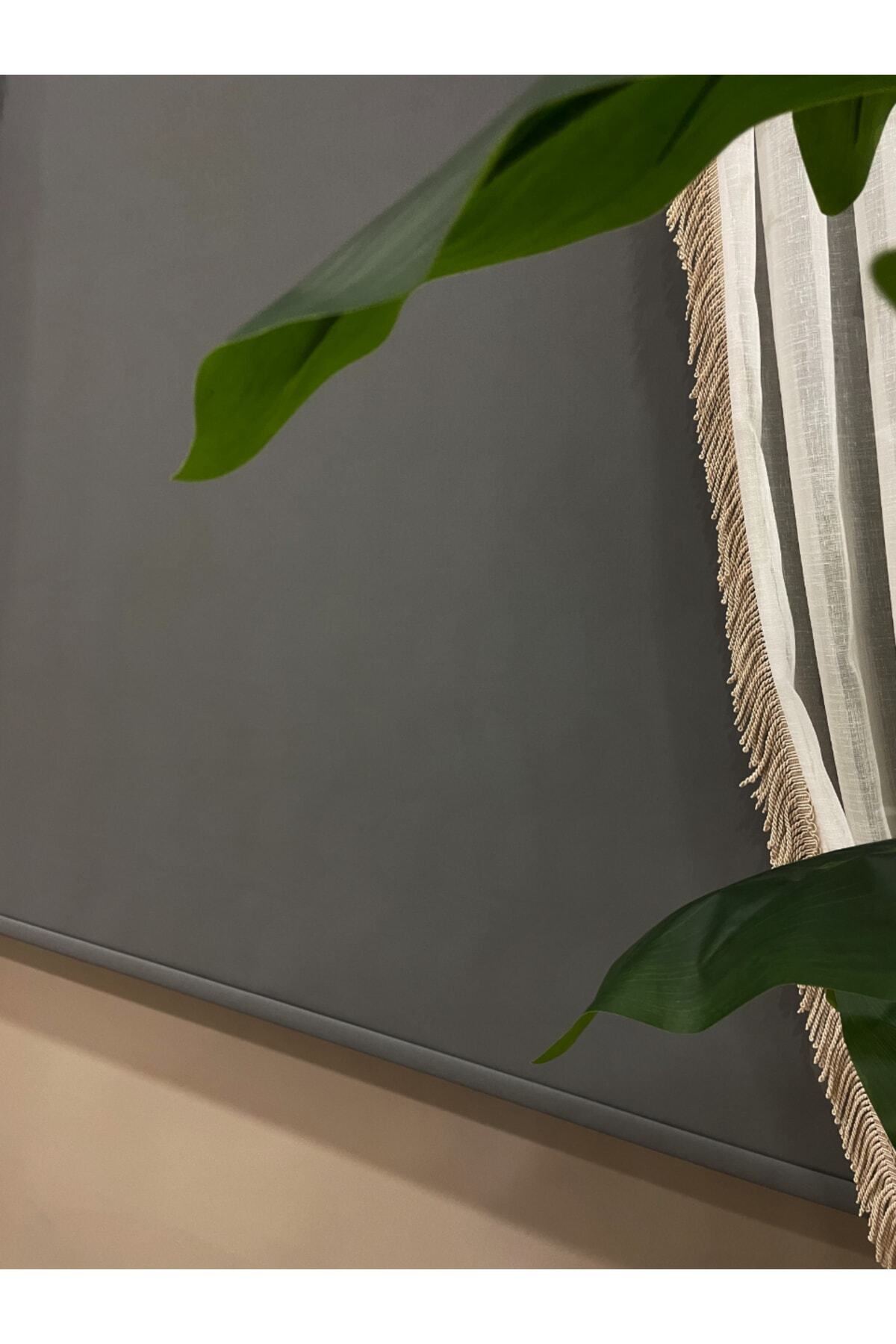 Matte Dark Gray (ANTHRACITE) Roller Blind Heavy Fabric Aluminum Housing Tube