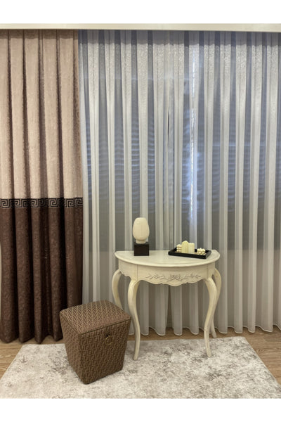 Liva Model 1/2.50 Pleated Blackout Curtain