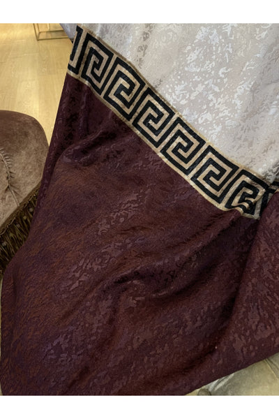 Liva Model 1/2.50 Pleated Blackout Curtain