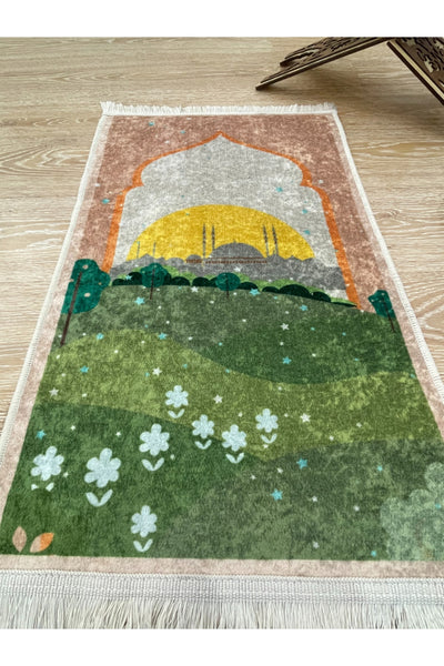 Children's Prayer Rug Pink