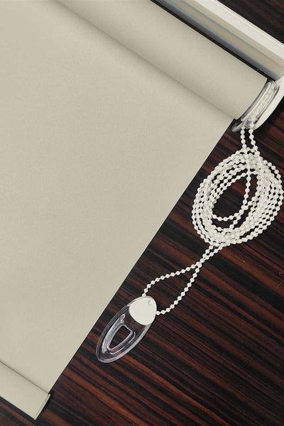 Cream Blackout Roller Shade High Quality 100% Light Blocking
