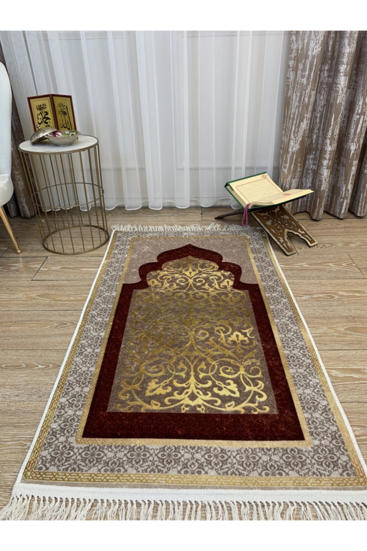 Fringed Prayer Rug (Latex Base) 75x125 Size