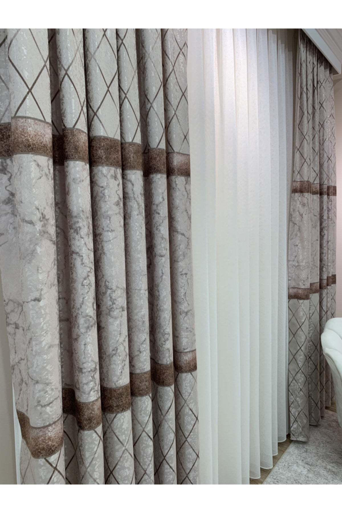 Liva Avent Model 1/2.50 Pleated Blackout Curtain