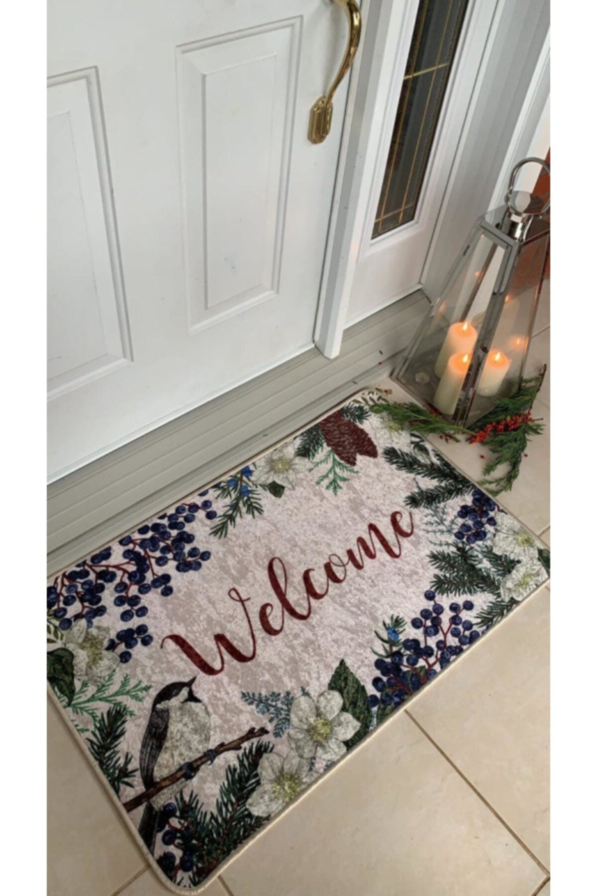Welcome Latex Base Waterproof (60x90 Size) Doormat
