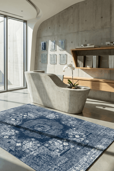 Washable Printed Sydney Carpet - Rustic Heritage Style
