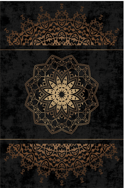 Washable Printed Valente Rug - Mystic Celestial Style