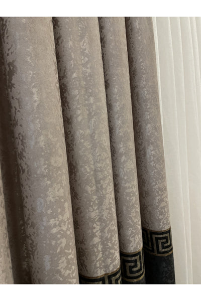 Liva Model 1/2.50 Pleated Blackout Curtain