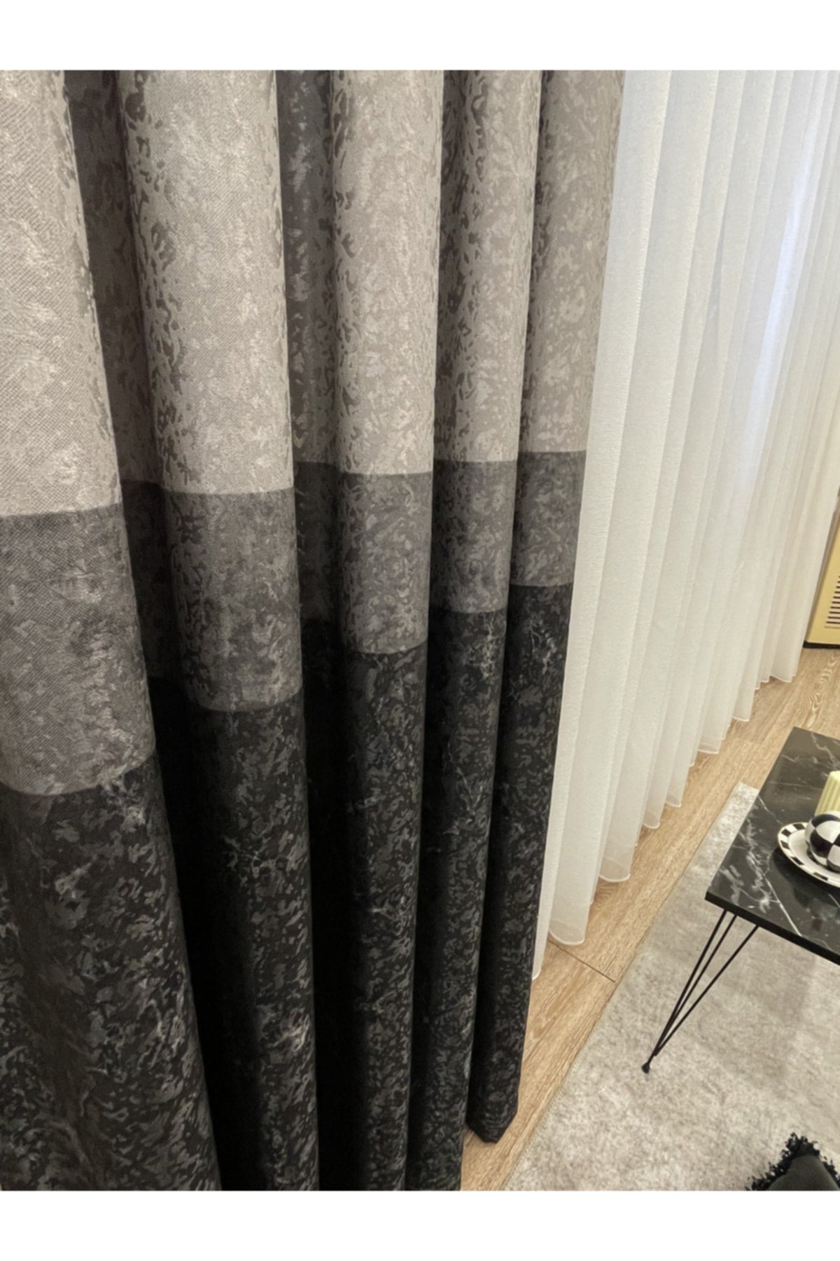 Liva Florus Model 1/2.50 Pleated Blackout Curtain