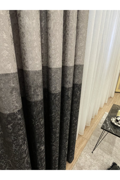 Liva Florus Model 1/2.50 Pleated Blackout Curtain