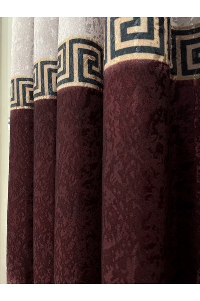 Liva Model 1/2.50 Pleated Blackout Curtain