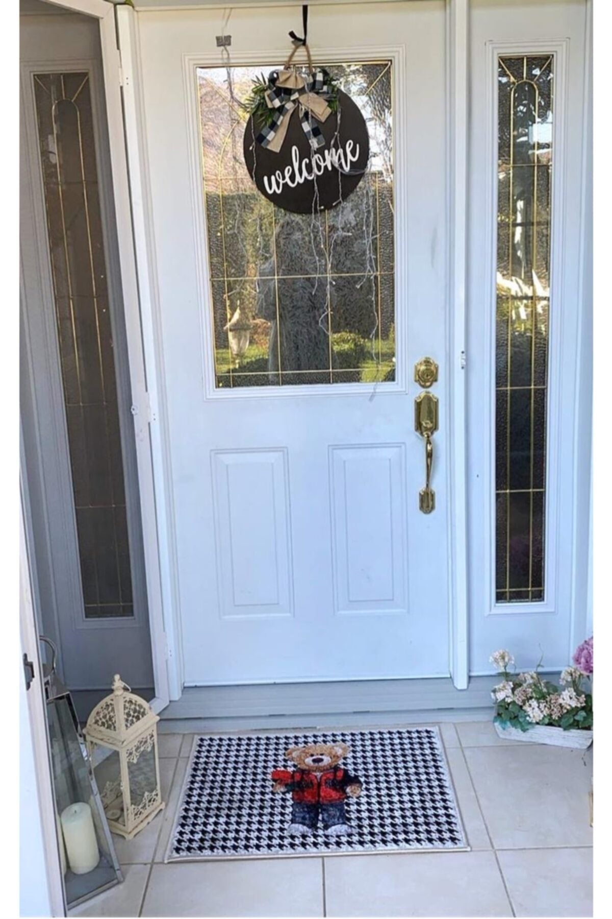 Contemporary Valentine's Day Non-Slip Door Mat (Size 50x70)