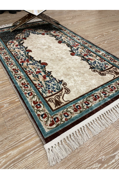 Fringed Prayer Rug (Latex Base) 75x125 Size