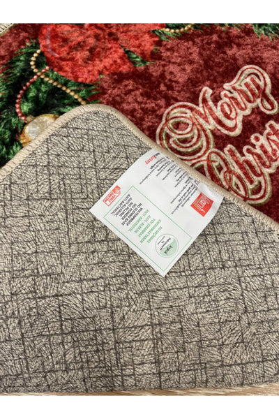 Ornament Christmas Latex Base Doormat (Size 60x90)