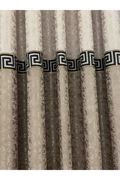 Liva Model 1/2.50 Pleated Blackout Curtain