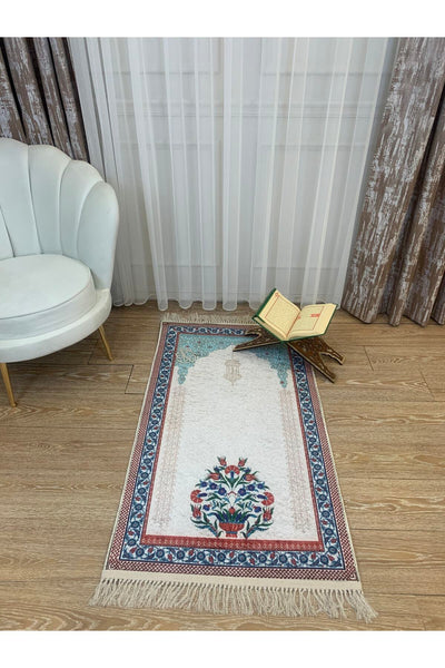Fringed Prayer Rug (LATEX BASE) 75x125 Size