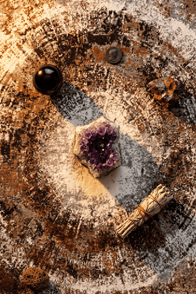 Washable Printed Magusa Rug - Modern Organic Circle Design
