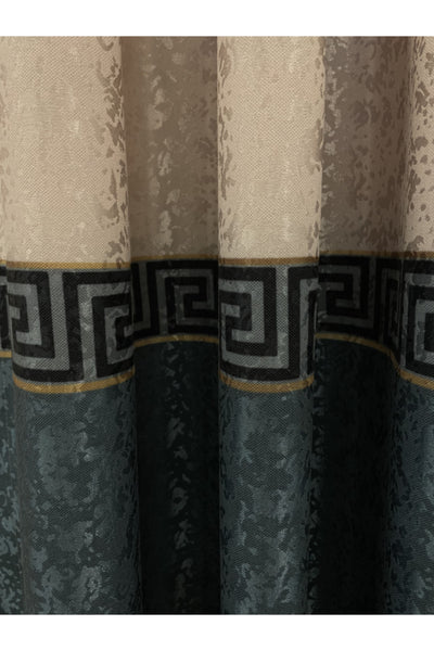 Liva Model 1/2.50 Pleated Blackout Curtain