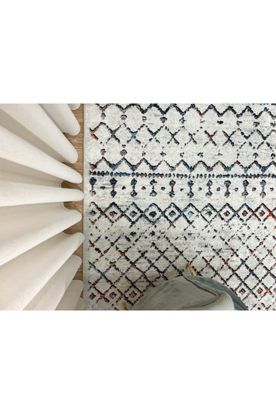 Ethnic Pattern Decorative Rug - Beige