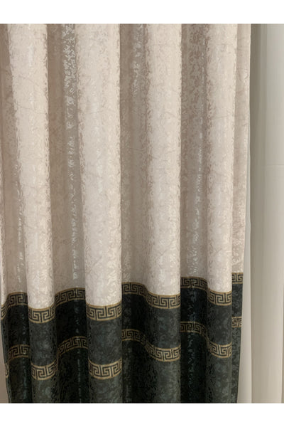 Liva Model 1/2.50 Pleated Blackout Curtain