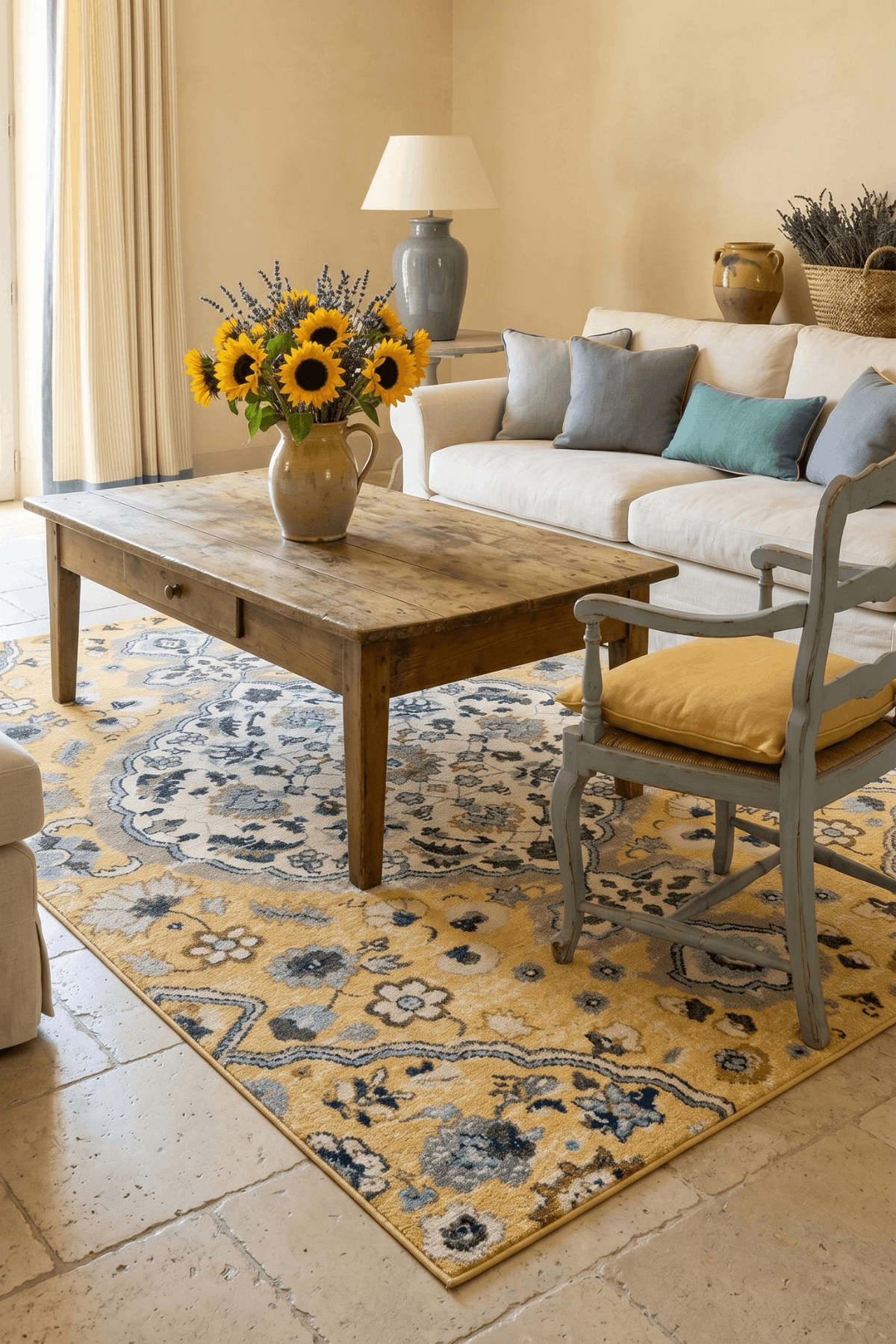 Washable Printed Chos Carpet - Elegant Botanical Heritage