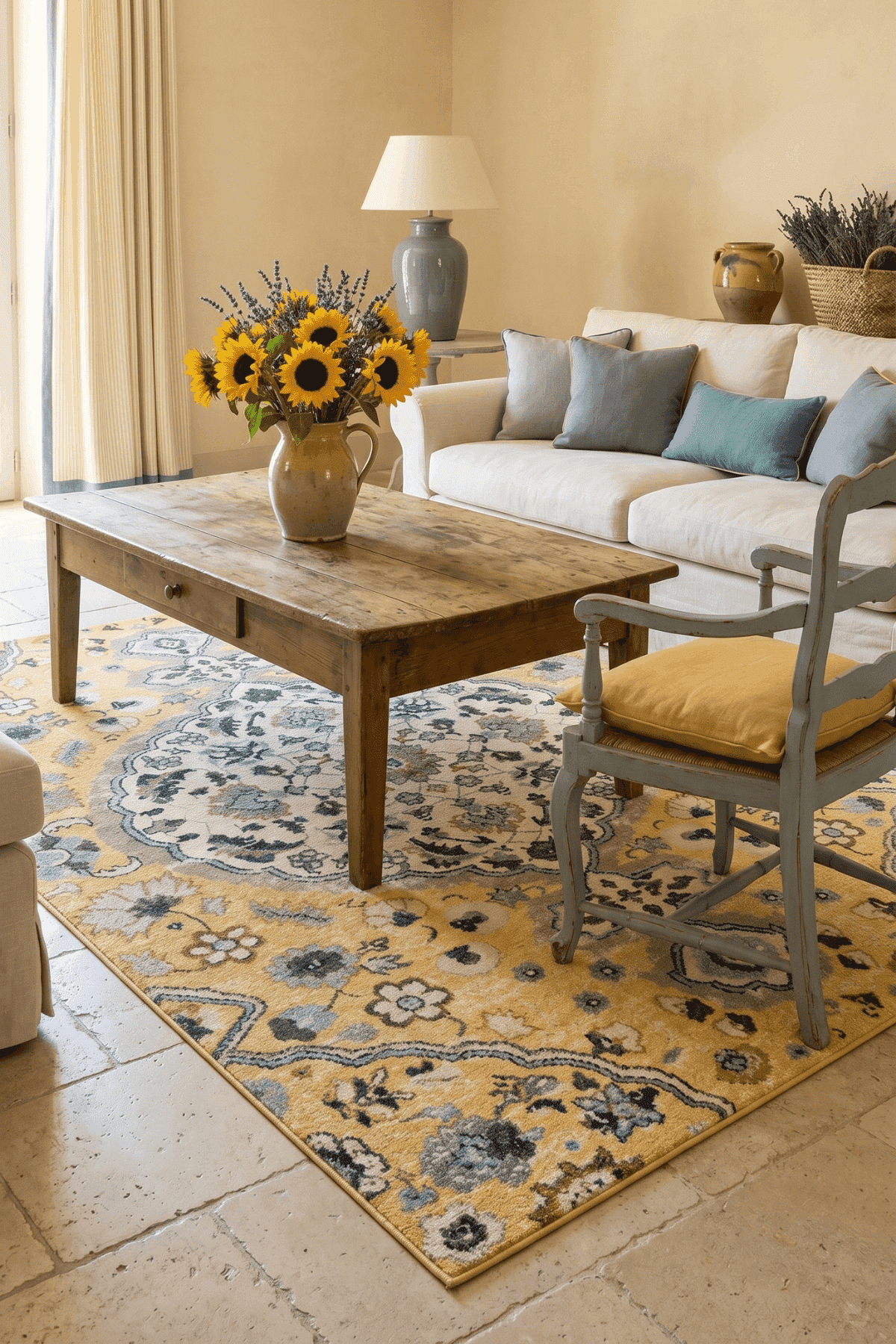 Washable Printed Chos Carpet - Elegant Botanical Heritage