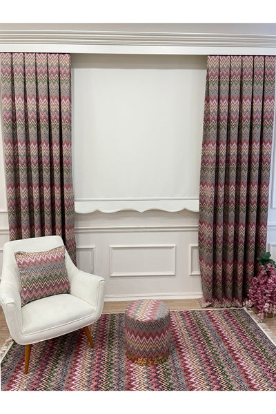 Solid White Roller Shade with Scalloped Hem (Aluminum Casing)