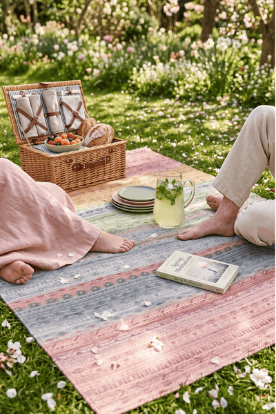 Washable Printed Colorway Rug - Southwestern Geometric Style
