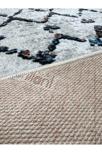 Ethnic Pattern Decorative Rug - Beige