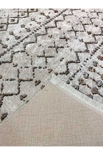 Ethnic Pattern Decorative Rug - Beige