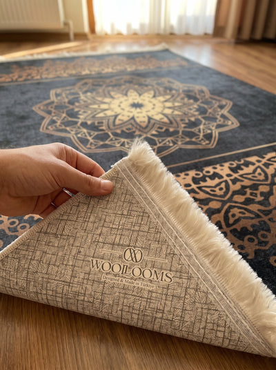 Washable Printed Valente Rug - Mystic Celestial Style